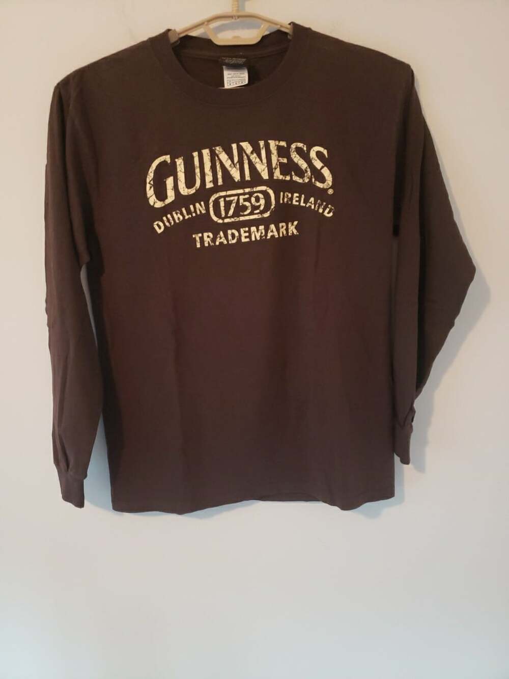 Guinness Official Merchandise Brown Stout M Graphic T Shirt 2 Sided